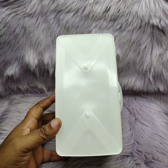 Huggies EMPTY Baby Wipes Dispenser Container Blue Green Circles Pop Up Top - Picture 6 of 8